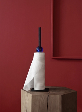 oroliving原创纸巾座摆件北欧卷纸座立式厨房吸油纸厕纸收纳架