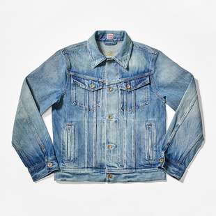 DENIM BAI 拳击手夹克 闪电洗 复刻白橡赤耳布 二向箔 捭和