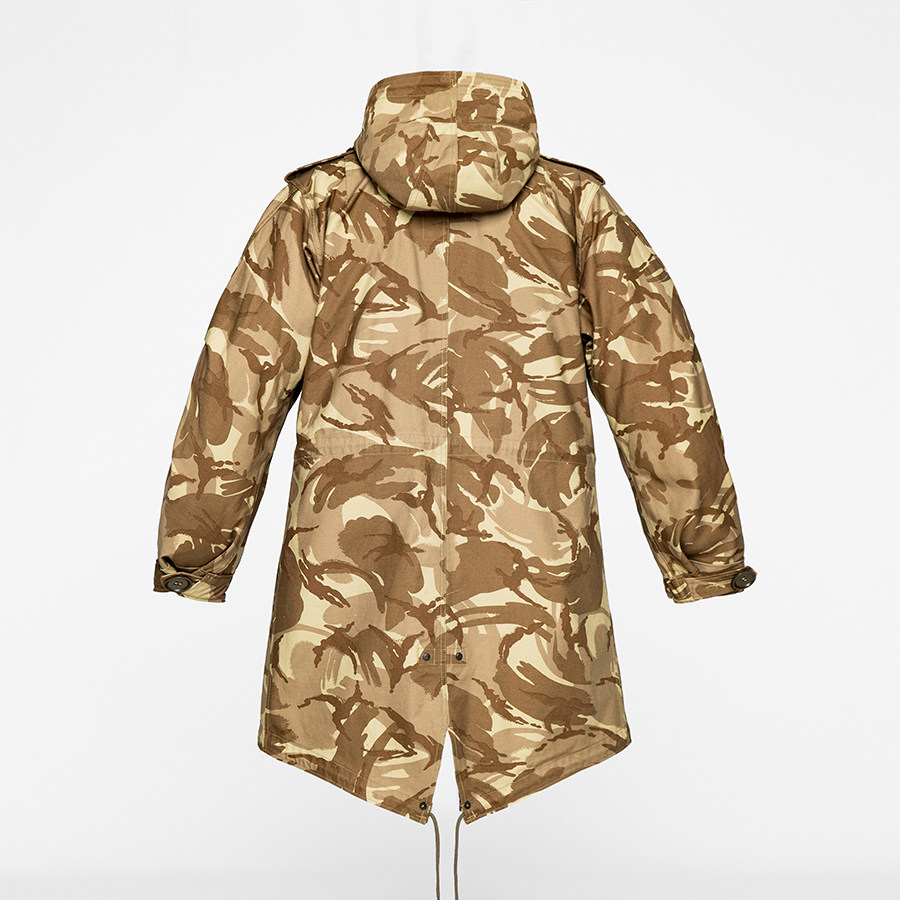 魂壳SOUL SHELL 沙漠风暴 迷彩 M51 PARKA 复古军事鱼尾风衣