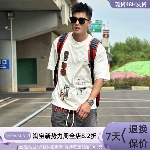 Nike乔丹男子篮球印花短袖T恤
