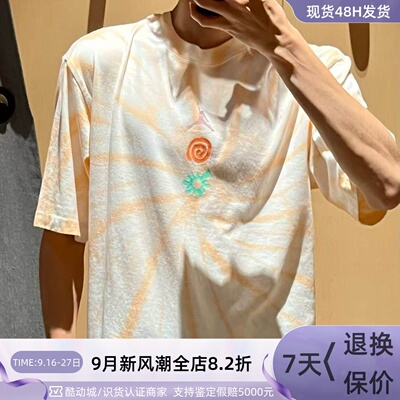 Nike耐克男夏季纯棉印花短袖T恤