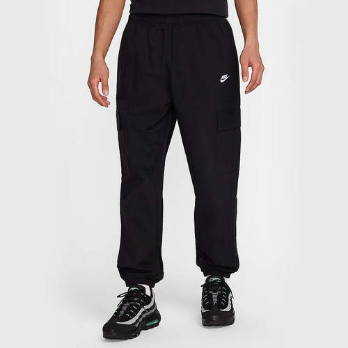 Nike刺绣机能风梭织工装束脚长裤