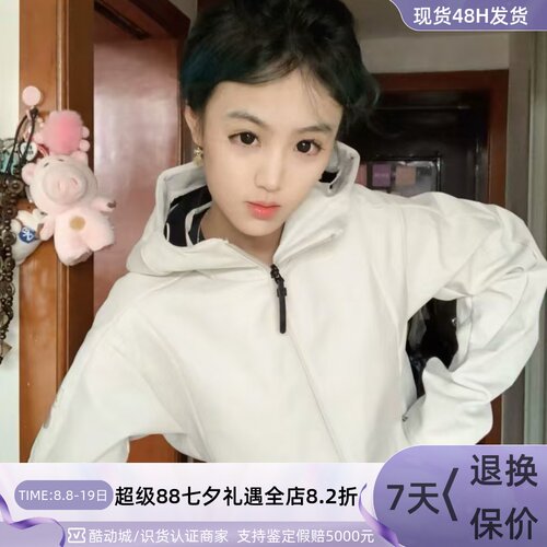 Adidas男子防风保暖运动连帽外套