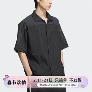 adidas三叶草男子潘展乐同款短袖衬衫 JN0767JP0653JZ8404JZ8405