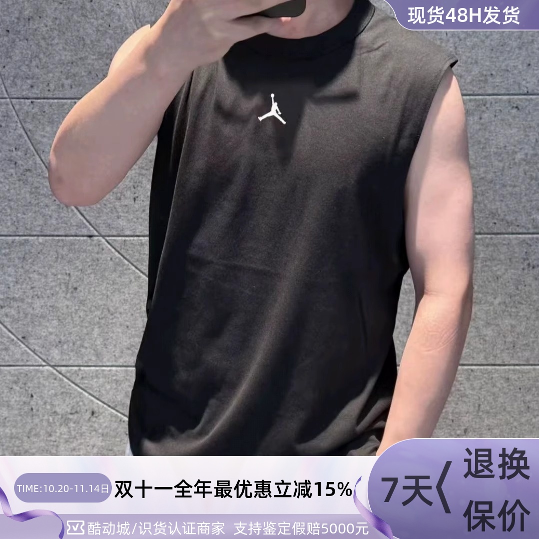 NikeJordan夏季速干篮球运动无袖上衣FN5857-010-100-410-441-687