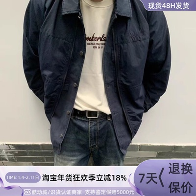 Timberland男纯色户外飞行员夹克