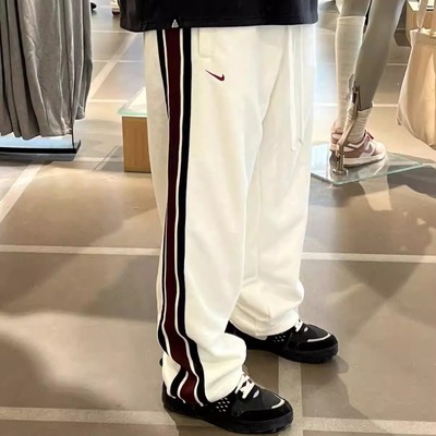 Nike男子加绒宽松针织梭织长裤