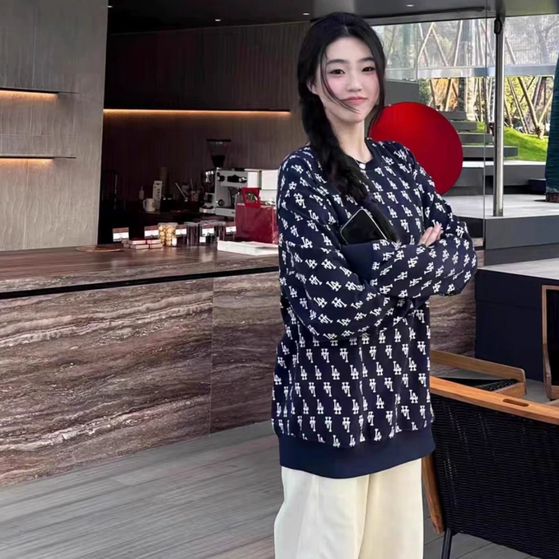 MLB男女防风保暖舒适运动卫衣