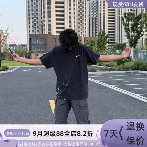 Nike耐克男夏季透气亲肤短袖T恤