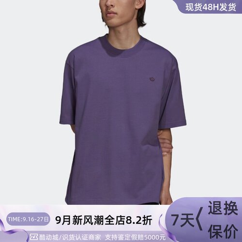 Adidas阿迪达斯三叶草男透气短袖