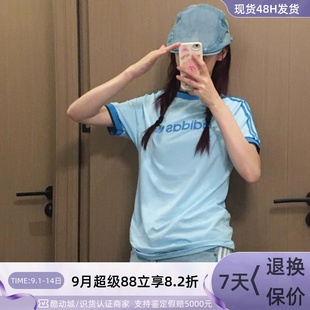 T恤JJ1504IZ2674IY9234HK5062HK5063 Adidas三葉草女子三條紋短袖