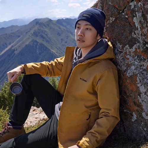 Columbia男防风保暖梭织夹克外套