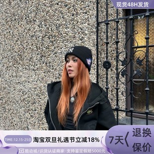 情侣款 07BGS 涤纶绒线帽3ABNV0556 50CRS 43WID 50BKS MLB男女同款