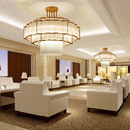 新中式 水晶吊灯大平层客厅灯酒店大堂宴会厅大餐厅包厢包间吊灯