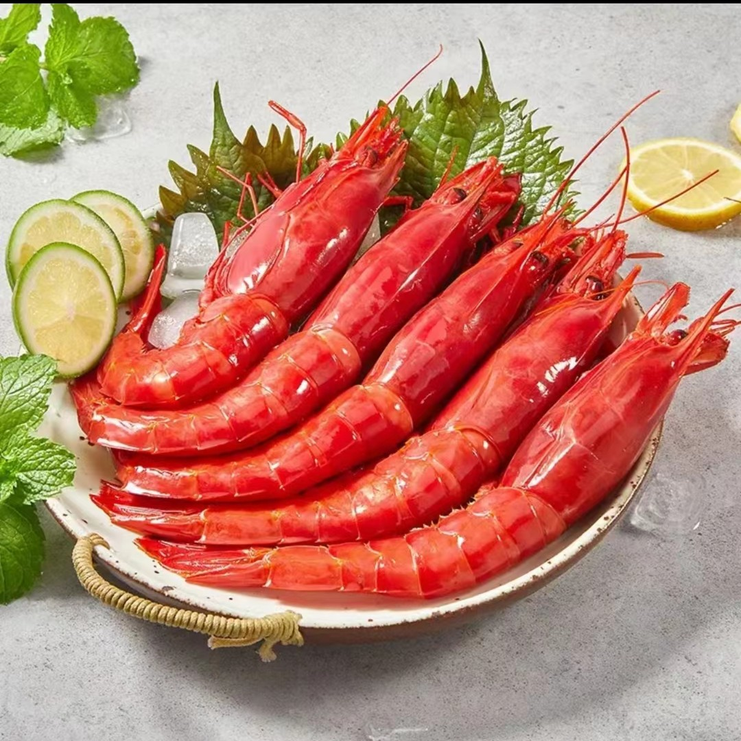 红魔虾刺身国产虾鲜活冻超低温刺身魔鬼虾特大号 生鲜水产