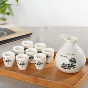 酒杯套装 陶瓷酒具 烈酒杯 白酒酒杯 分酒器 创意清酒壶 小酒盅