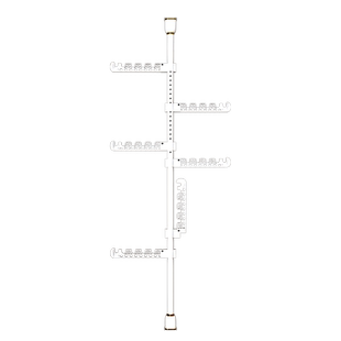 顶天立地晾衣架落地室内免打孔伸缩杆卧室阳台家用不锈钢挂衣神器