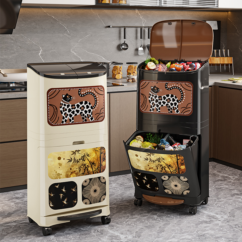 厨房垃圾桶家用大容量带盖子