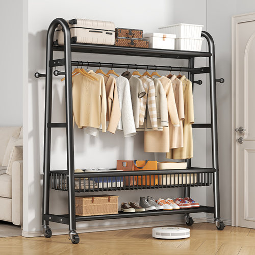 衣帽架落地家用收纳挂衣服架子