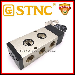 2气动贴面板式 4分1 15M 控制电磁阀4M410 STNC索诺天工_TG2541