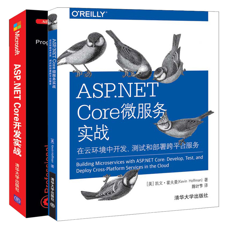ASP.NET Core微服务实战 在云环境中开发 测试和部署跨平台服务+ASP.NET Core开发实战2册 ASP.NET Core框架 Web应用程序开发书籍