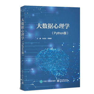电子工业出版 大数据心理学 等 王鹏 社 Python版