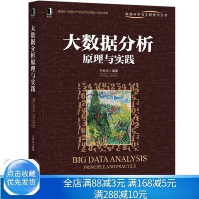 大数据分析原理与实践 数据科学与工程技术丛书 机械工业出版社 计算机大数据分析具体应用 数据分析师/互联网大数据架构设计书籍