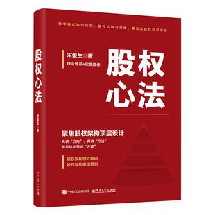 股权心法 宋俊生 电子工业出版社9787121490620