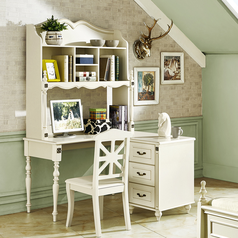 children Study furniture American style Corner desk bookshelf solid wood The computer table combination Writing household children Suitein the Residential furniture , Tables , Desk  category - from Buy2taobao.com to provide professional Taobao agent buy service