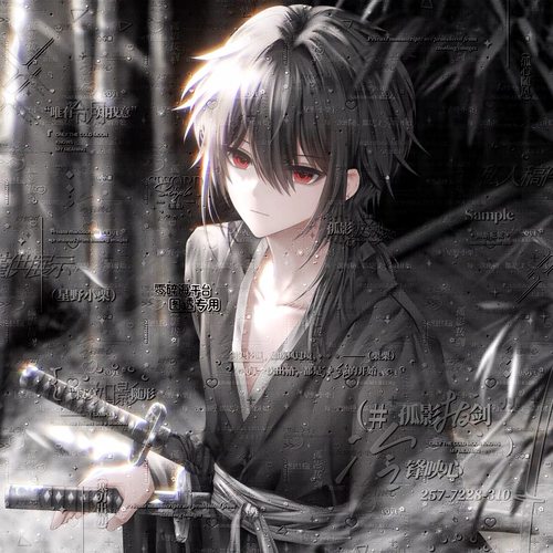 打包36张 零碎海扭蛋第三期 男生动漫插画头像原创圈 高清有底纹