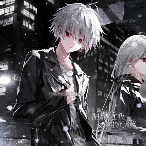 打包115张 画完了就上扭蛋机8期 情侣动漫头像原创圈 高清无水印