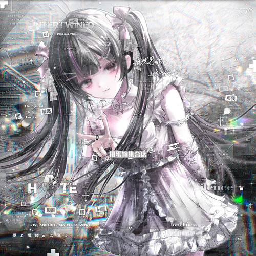 抱盒30张 痛定思痛循环扭蛋 情侣插画头像原创圈直购高清无水印