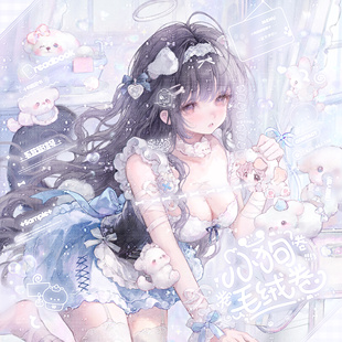 打包97张 gm扭蛋4期 卡通女生动漫插画头像原创圈直购高清无水印