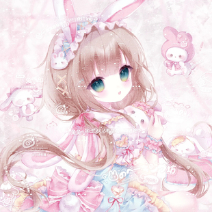 打包48张 暗恋期扭蛋李萌椰椰猫 女生动漫头像原创圈 高清无水印