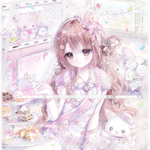 打包77张 umr月刊扭蛋39期 女生动漫插画头像原创圈 高清无水印