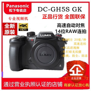 数码 GH5S 松下Panasonic 微单GH5相机直播视频专业4K 摄像机