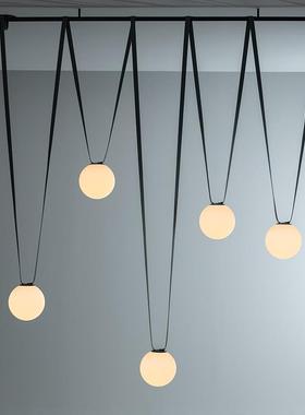 Vibia北欧Plusminus简约侘寂风复式楼设计师别墅楼梯间餐厅吊灯