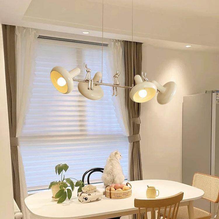 中古奶油风兔子吊灯餐厅饭厅包豪斯客厅卧室吧台卡通灯具照明,家装灯饰光源,餐厅吊灯,淘宝优惠券,粉丝福利购,淘宝优惠卷