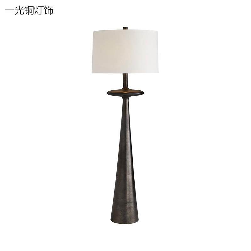 工厂直销锥形圆盘亚麻布圆柱立式客厅灯 美式背景复古装饰酒店设,家装灯饰光源,装饰落地灯,淘宝优惠券,粉丝福利购,淘宝优惠卷