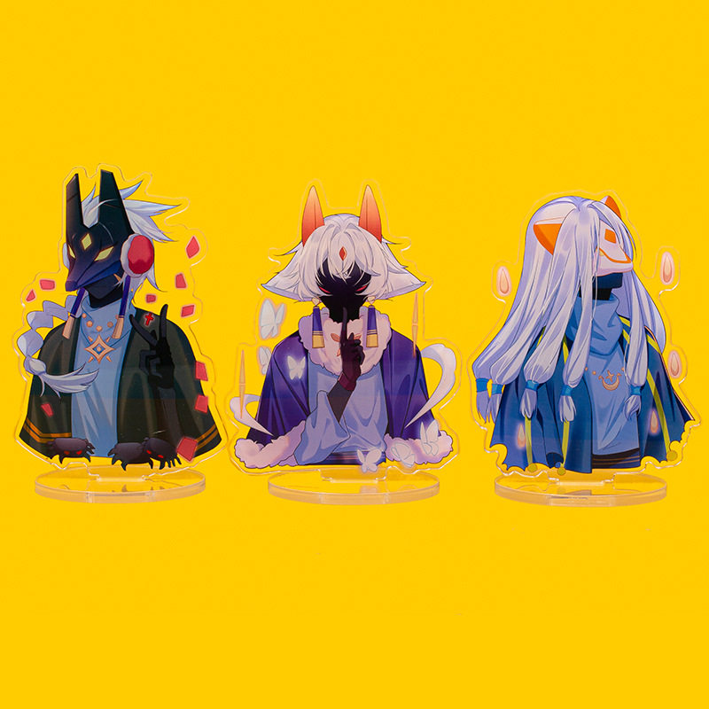 sky光遇夹层小立牌雨妈白鸟卡卡菇菇龙骨游戏装饰摆件动漫周边