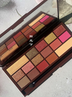 英国眼影盘Makeup revolution巧克力眼影盘玫瑰金红棕色珠光哑光