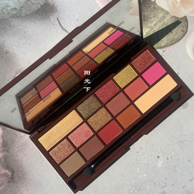 revolution巧克力红棕眼影