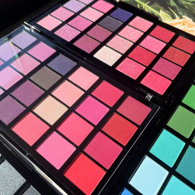 英国眼影盘makeup revolution48色眼影珠光哑光大地色舞台妆眼影