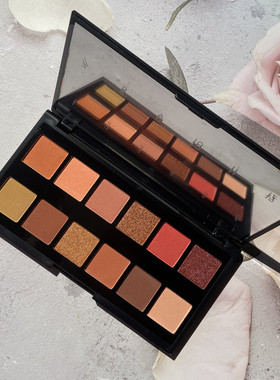 英国sleek12色矿物眼影盘珠光哑光大地色初学者彩妆盘舞台妆