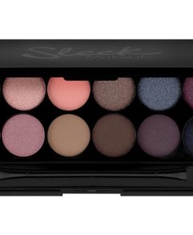 买1送1sleek12色眼影盘658珠光哑光大地色蓝色舞台不晕染眼影英国