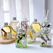 家用夜光香薰永生花无火香熏卧室香水摆件持久清新除臭香氛