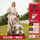 KK口袋可坐可躺遛娃神器轻便登机一键收车婴儿推车宝宝大童伞车