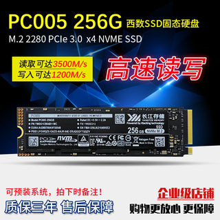 致钛 PC005 256G M.2 NVME 笔记本台式机SSD固态硬盘升级扩容 M2