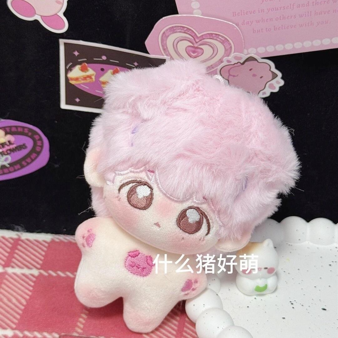 TF家族朱志鑫猪猪鑫10CM大头体棉花娃娃明星周边同人高颜值玩偶