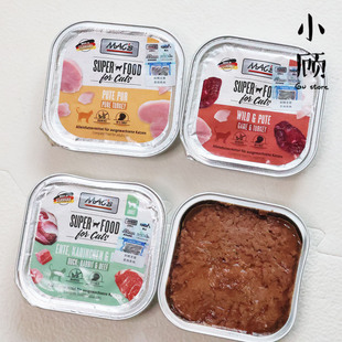 德国Mac's迈格仕猫餐盒主食餐盒无谷低敏成猫幼猫补水湿粮100g